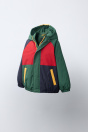 Zara СТЕГАНАЯ КУРТКА С ВОДООТТАЛКИВАЮЩИМИ ЦВЕТНЫМИ БЛОКАМИ БОЛЬШЕГО РАЗМЕРА