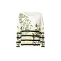 Muster-Mix-Pullover, ecru-schilf-bedruckt
