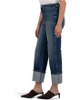 Sienna High-Rise Straight Leg-Roll Up Patch Pocket in Serene