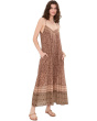 Coastal V-neck Maxi Dress
