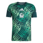 adidas Мужская предматчевая футболка с коротким рукавом Mexico 2026