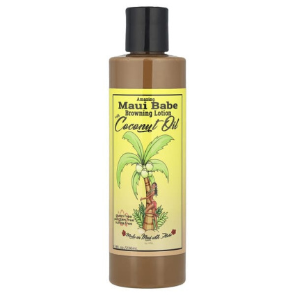 Maui Babe, Amazing Browning Lotion, лосьон для загара с кокосовым маслом, 236 мл (8 жидк. унций)