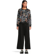 High-Rise Wide Leg Pleated Trouser