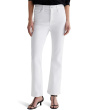 Farrah Mid-Rise Crop Boot Jeans in Gallery White