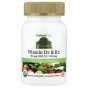 NaturesPlus, Source of Life Garden®, витамины D3 и K2, 60 веганских капсул