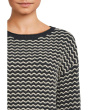 Long Sleeve Zig Zag Sweater
