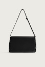 Zara Черный карман плаща С КЛАПАНОМ