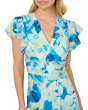 Printed Flutter Ankle Dress