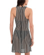 Cabo High Neck Stripe Dress