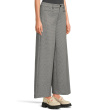 Wide Leg Mid-Rise Trouser w/ Flap Pockets
