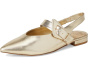 Amoret Buckle Slingback Flat Mule
