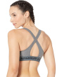 Crossback Mid Impact Heather Bra