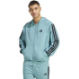 ADIDAS Мужская куртка с капюшоном Essentials 3-полосная французская махровая