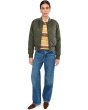 Diamond Quilted Sherpa Lined Bomber