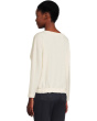 Elastic Hem Dolman Boatneck