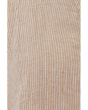 Puckered Organic Linen Stripe Mandarin Collar Shirt