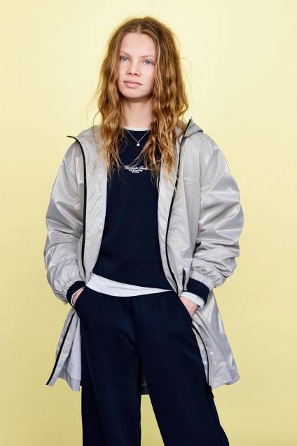 Zara ВОДОНЕПРОНИЦАЕМЫЙ ПЛАЩ С КАПЮШОНОМ 521551329-808-7
