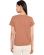 Short Sleeve Back Seam V-Neck