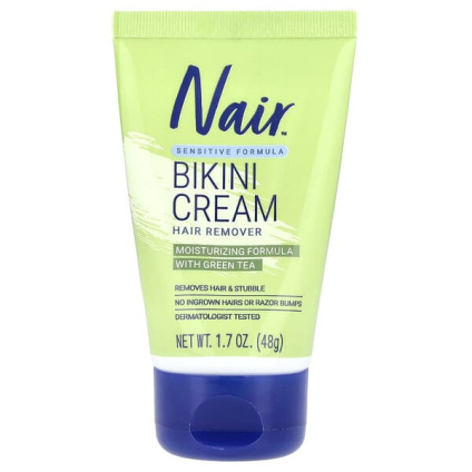 Nair, крем для депиляции зоны бикини, для чувствительной кожи, 48 г (1,7 унции)