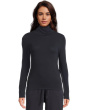 Sheer Knit Turtle Neck Top