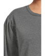 Long Pleated Sleeves Sweatshirt