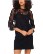 Scalloped Hem Round Neck Long