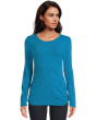 Long Sleeve Twisted Scoop Neck Tee