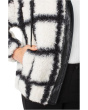 Faux Lamb Zip Up Sweater with Hood