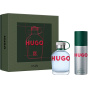 Hugo Boss Подарочный набор спрей для туалетной воды Hugo Man 75 мл + дезодорант-спрей 150 мл - 1 шт.