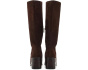 Sangeti Wide Calf Stacked Heel Knee High Boot