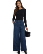 Mona Wide Leg Trouser Jeans in Louvre Sapphire