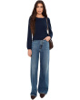 Smocked Boatneck Top