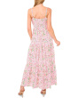 Floral Spaghetti Strap Tiered Midi Dress