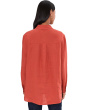 Organic Handkerchief Linen Classic Collar Long Shirt