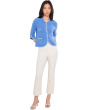 Contrast Scallop Trim Cardigan