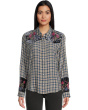 Puff Sleeve Western Shirt - Sassiba