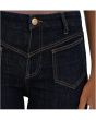 Charlotte High-Rise Wide Front Seam Leg Raw Hem In Sustain