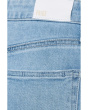 Marlow Skimmer Seamed Beltloops Raw Hem in Santorini Sky