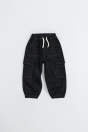 Zara УДОБНЫЕ СПОРТИВНЫЕ ДЖИНСЫ-КАРГО Темно-серого цвета