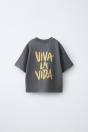 Zara Футболка С антрацитовым принтом COLDPLAY