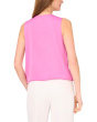 Wrap Front Sleeveless Blouse