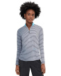 Sunsense Gradient Stripe Long Sleeve Quarter Zip