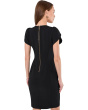 Tulip Sleeve Solid Sheath