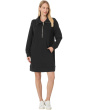 Reversible Palm Voyage Long Sleeve Short Dress