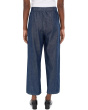 Petite Lightweight Organic Cotton Den Wide Ankle Pants