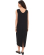 V-Neck Full Length Oval Dress