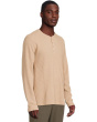 Waffle Long Sleeve Henley