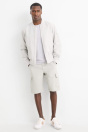 C&A Шорты-карго с поясом 2253690 светло-серый