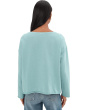 Garment Dyed Terry Bateau Neck Boxy Top