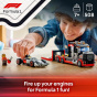 LEGO Городской демонстрационный грузовик F1 с игрушечным гоночным автомобилем Audi F1 60493